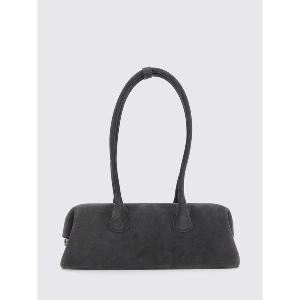 Osoi Women Boat Osoi Suede Shoulder Bag With Snap Closure And Double Handle